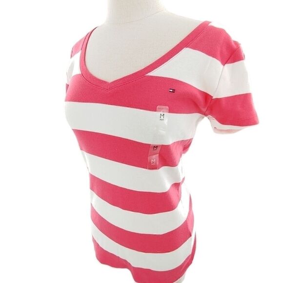 NWT Tommy Hilfiger V-neck Tee - Picture 1 of 10